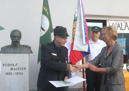 Slovesnost ob15. obletnici  Notranjskega domoljubnega društva General Maister Unec 38 Foto Ljubo Vukelič